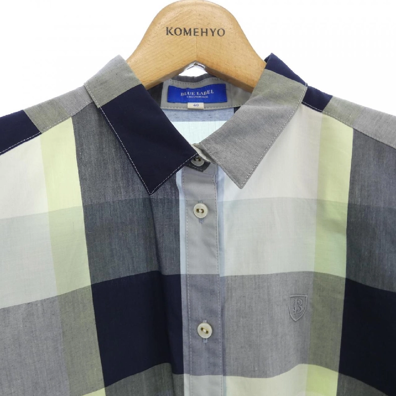 【Mã giảm giá】Áo sơ mi BLUE LABEL CRESTBRIDGE 642772