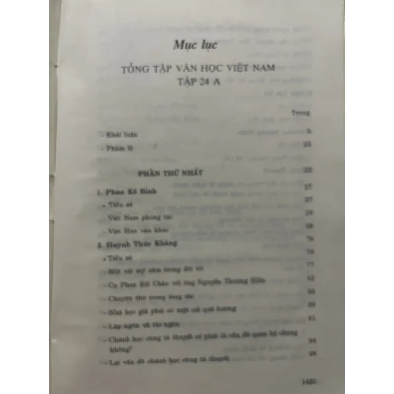 Văn học Việt Nam 24A - phê bình văn học việt nam  1001653
