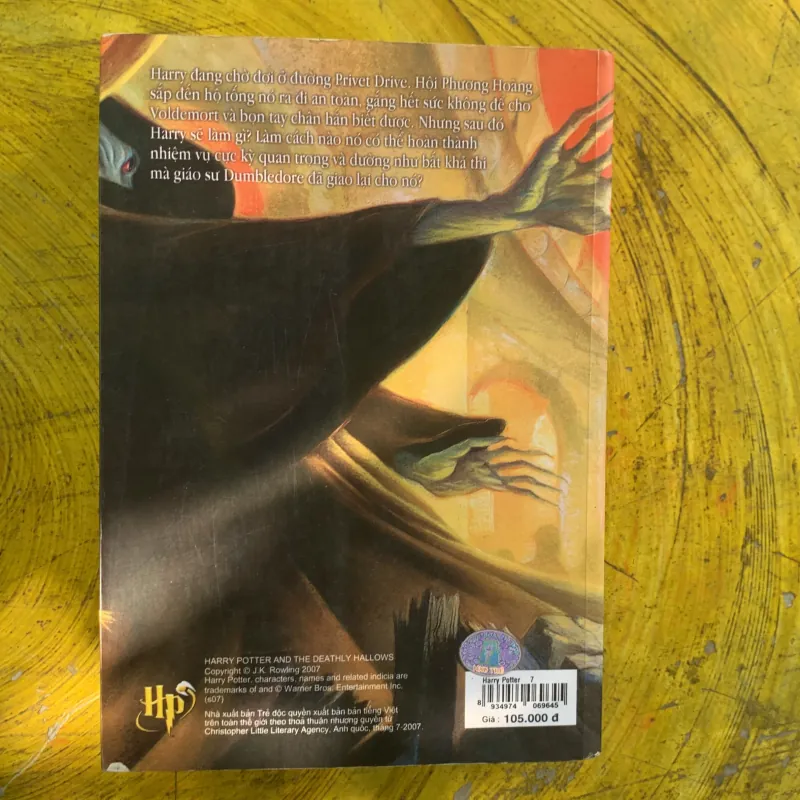 COMBO HARRY POTTER TRỌN BỘ 7 tập - J.K. ROWLING 1020218