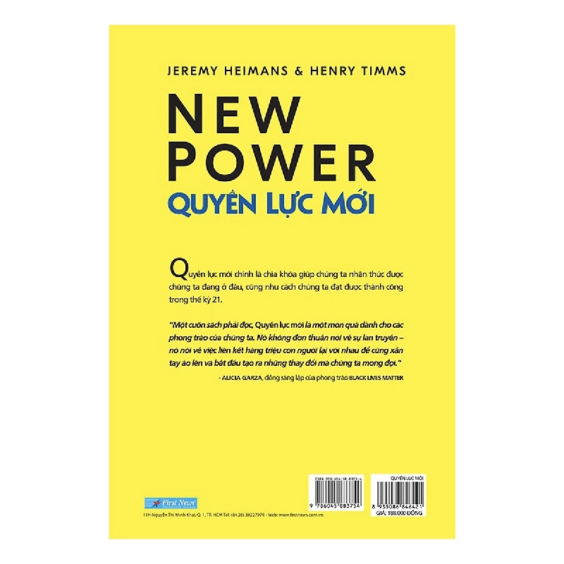 Quyền Lực Mới - Tương Lai Thế Giới Sẽ Được Định Hình Như Thế Nào? - Jeremy Heimans, Henry Timms 293367