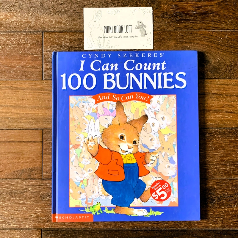 Sách tranh tiếng anh I Can Count 100 Bunnies: And So Can You!, Used, Bìa Cứng, Khổ Lớn 478731