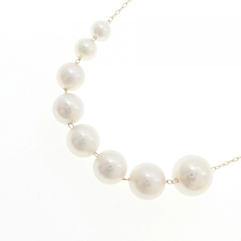 K18YG Ngọc trai Akoya Dây chuyền - Hàng hiệu Chính hãng 860856