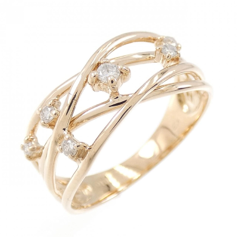 Nhẫn kim cương K18PG 0.10CT 670648