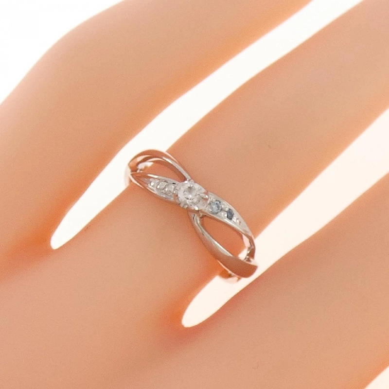 Nhẫn kim cương K10WG 0.06CT - Hàng hiệu Authentic 855838