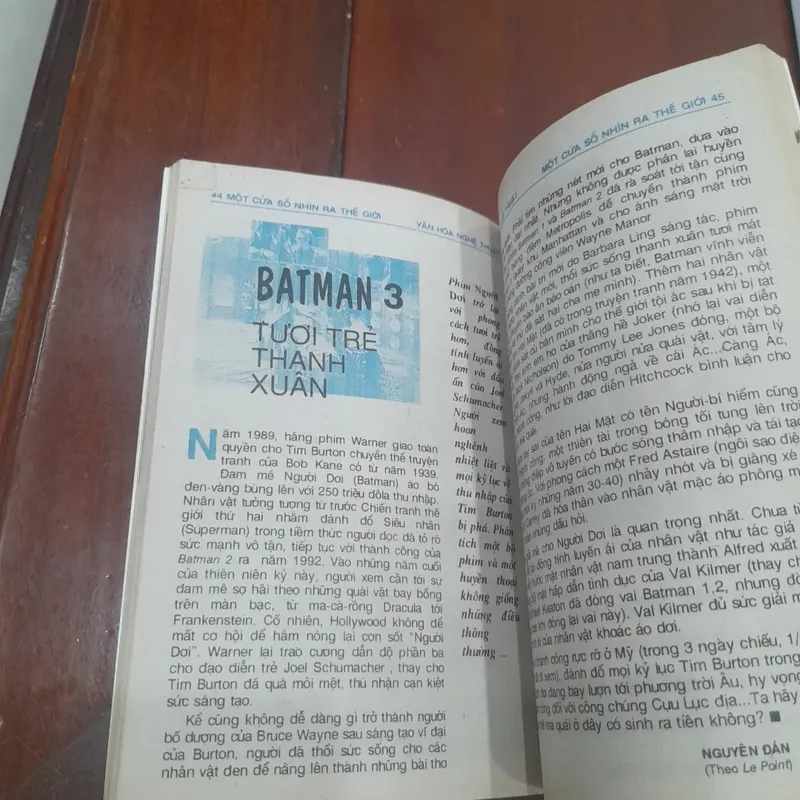 một cửa sổ NHÌN RA THẾ GIỚI số 82 năm 1995 712403