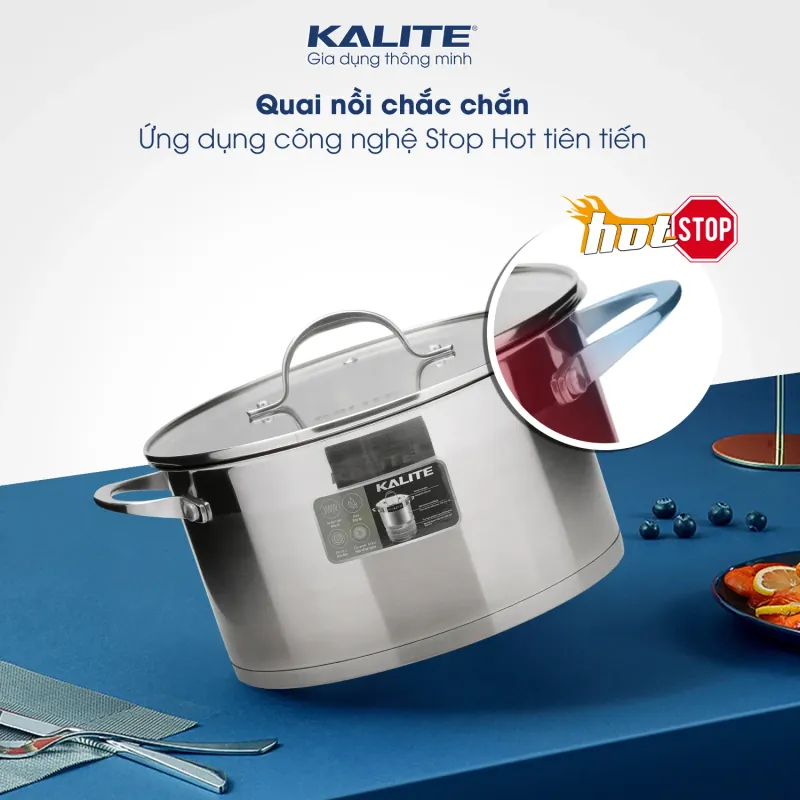 Bộ 3 nồi inox 304 KALITE KL-333 cao cấp đáy 5 lớp 795660