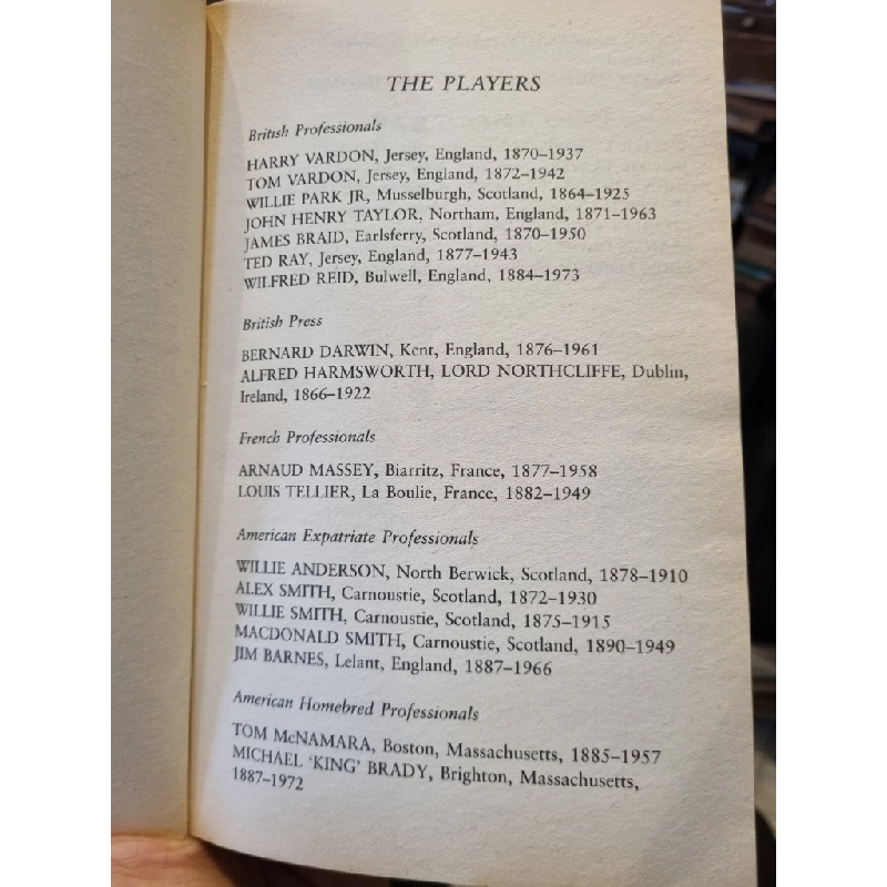The Greatest Game Ever Played : Vardon, Quimet and The Birth of Modern Golf - Mark Frost 386977