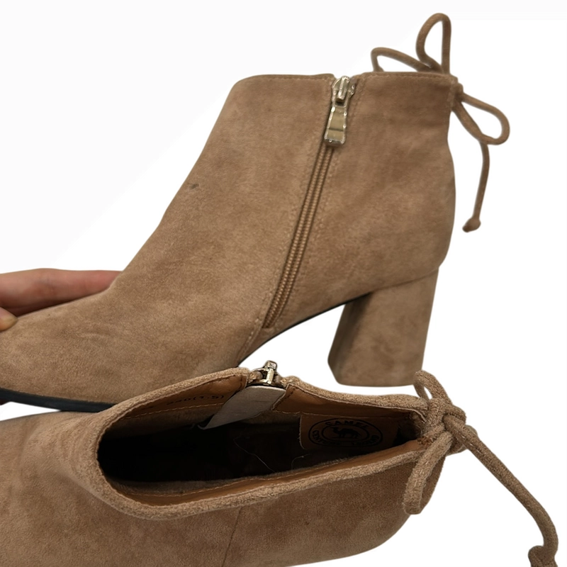 Bốt nữ Boot nữ Da lộn lót lông Hãng Camel 536293