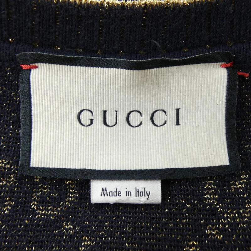 Gucci GG Cotton Lame Fabric Top 526759-X9W83 Knit - Hàng hiệu Authentic 819283