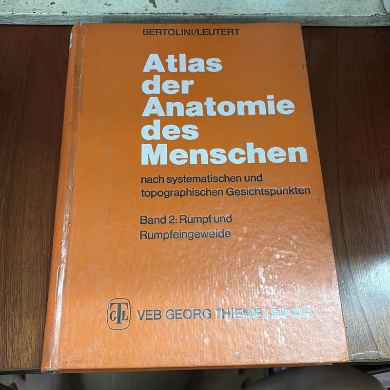 II Atlas der Anatomie des Menschen - Band 1 + 2 - Bertolini, Leutert - 1987 593995