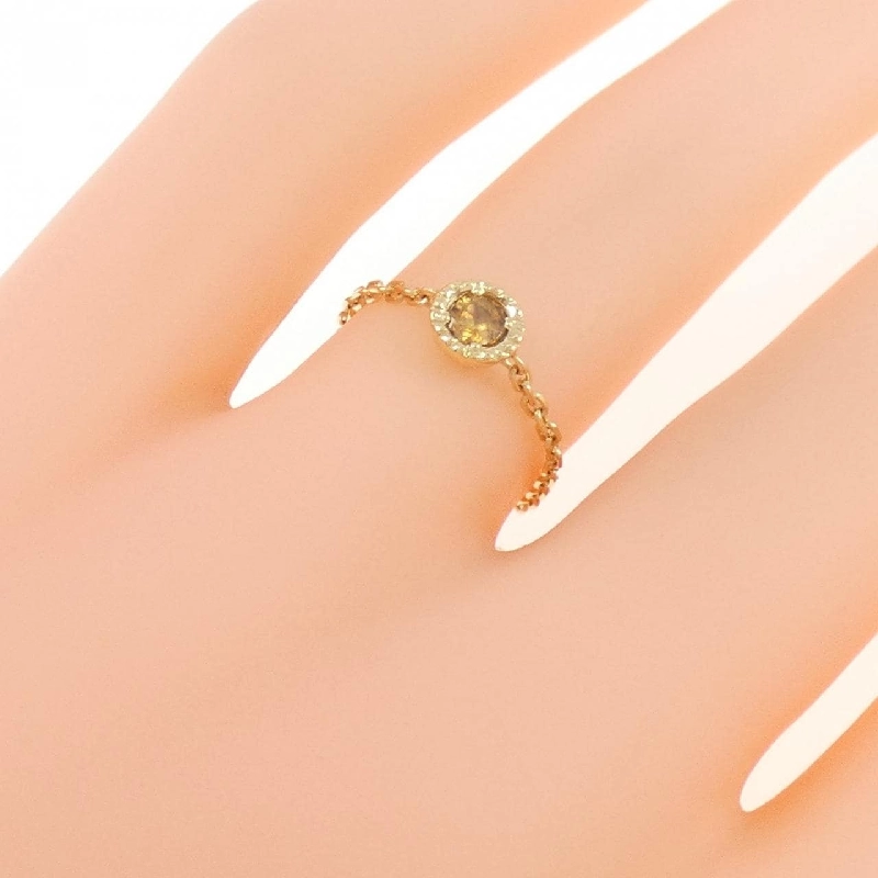 Nhẫn Sphene K18YG 669606