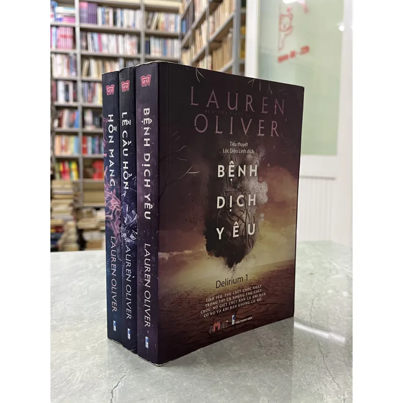 COMBO 3 TẬP DELIRIUM - LỘC DIỆU LINH, QUÁCH CẨM PHƯƠNG 990913