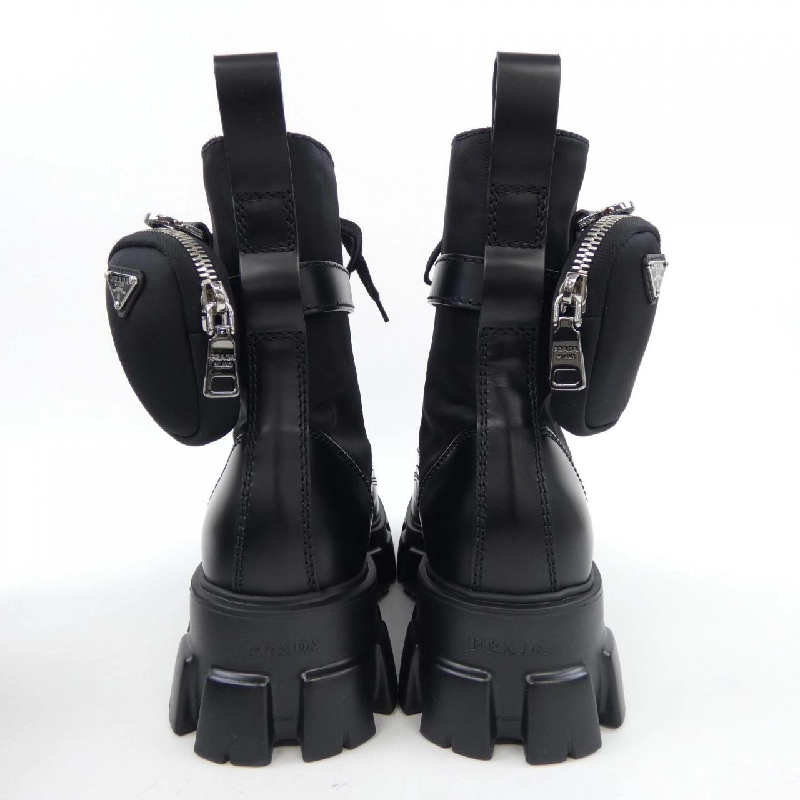 Giày boot PRADA Monolith kèm túi 2UE007 logo hình tam giác - Hàng hiệu Authentic 907061