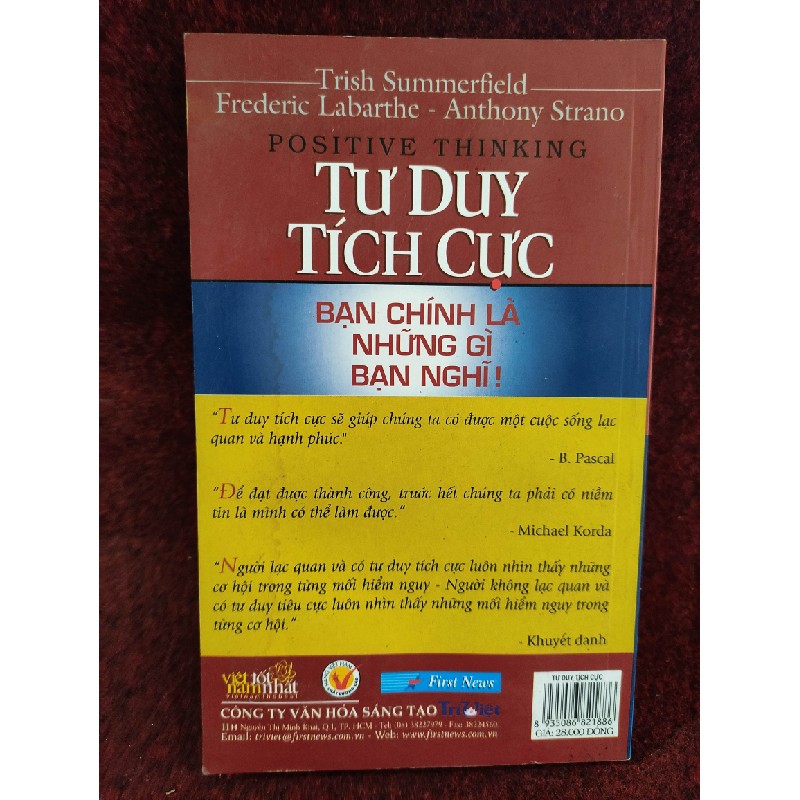 Tư duy tích cực bạn chính là những gì bạn nghĩ mới 80% 41897