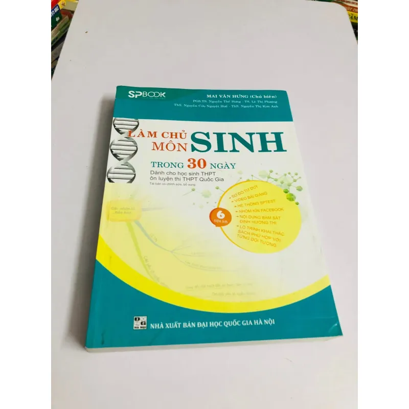 LÀM CHỦ MÔN SINH TRONG 30 NGÀY 780378