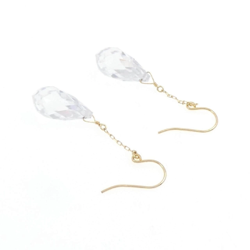 K18YG Bông tai Cubic - Hàng hiệu Chính hãng 876921