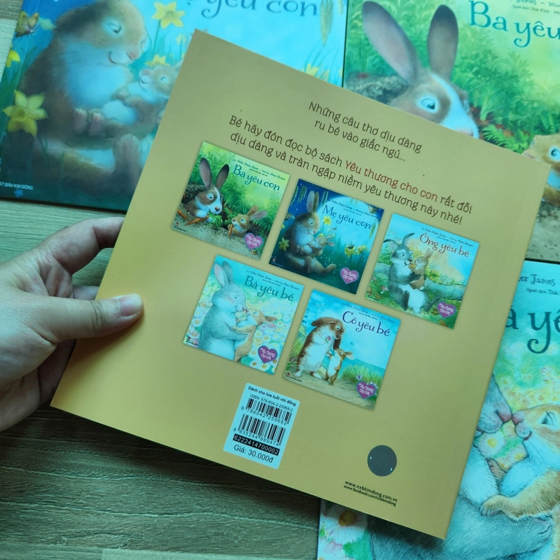 Bộ sách Yêu thương cho con - 4 cuốn (NXB Kim Đồng) 542309