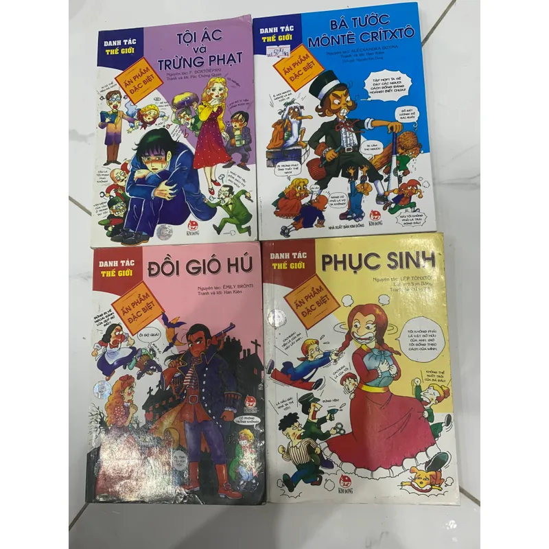 Combo 4 quyển truyện tranh Danh tác thế giới 559113