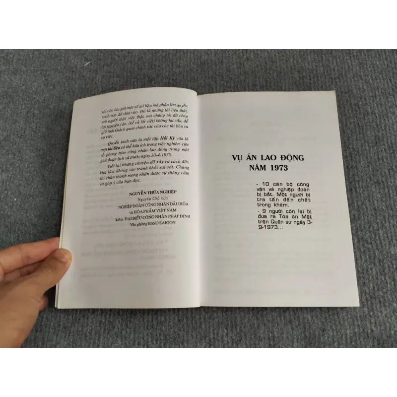 CHUYỆN CÔNG NHÂN SAIGON TRƯỚC 30.4.1975 (VỚI CÁC TÀI LIỆU THẬT, NGƯỜI THẬT, VIỆC THẬT) 694827