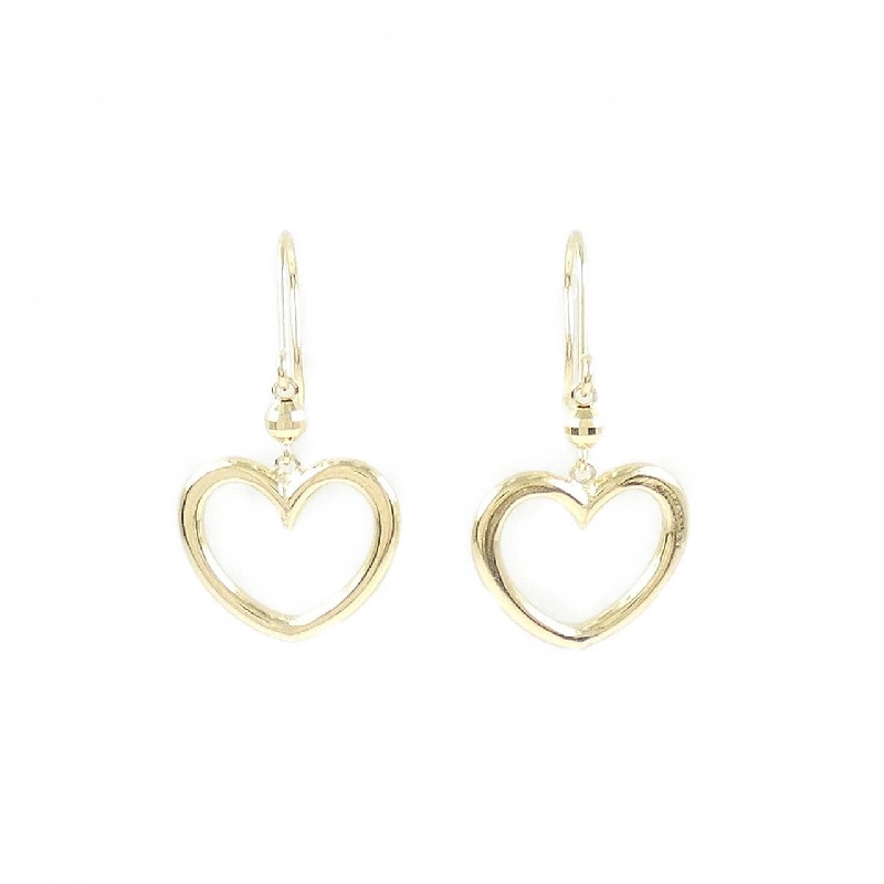 K18YG Bông tai hình trái tim - Hàng hiệu Chính hãng 871611