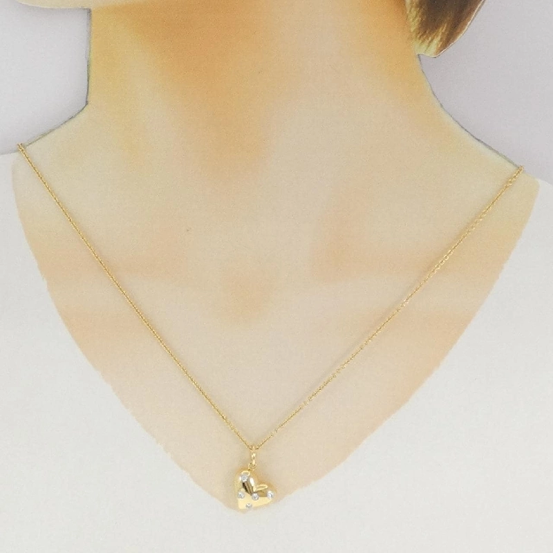 Dây chuyền hình trái tim nhấn của Tiffany - Hàng hiệu Authentic 840817