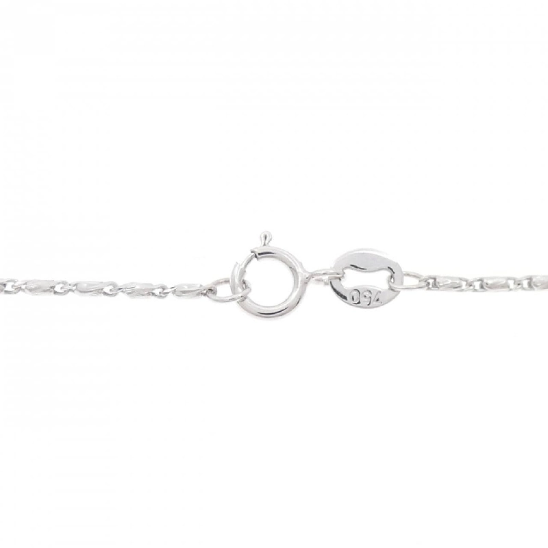 K18WG/750WG Pave Diamond Necklace 0.70CT - Hàng hiệu Chính hãng 860117