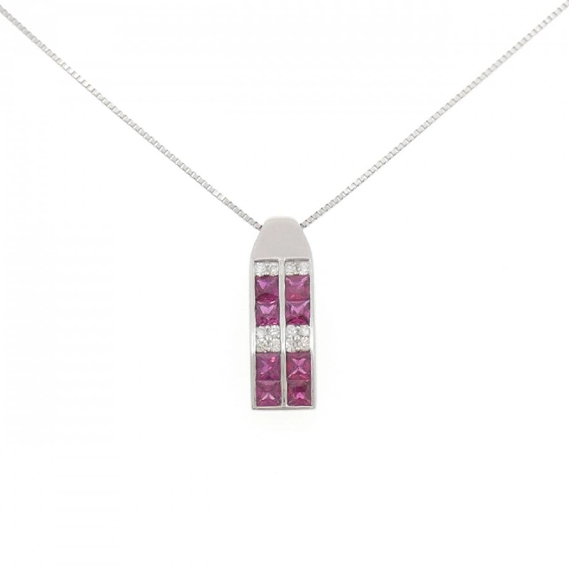 Dây chuyền ruby PT900/PT850 1.00CT - Hàng hiệu Chính hãng 857296