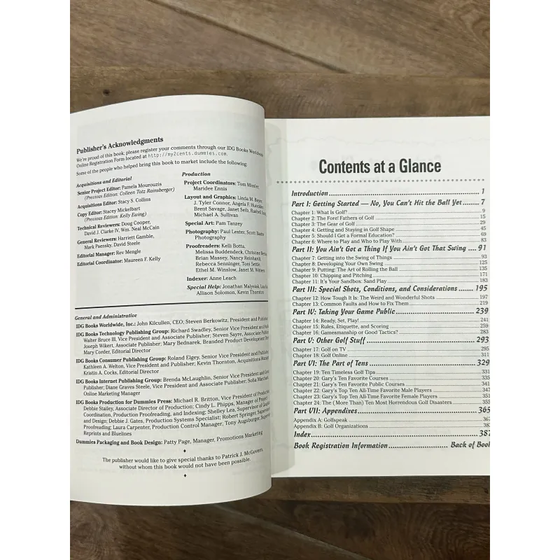 Golf for Dummies - Mark & Schuster 739999