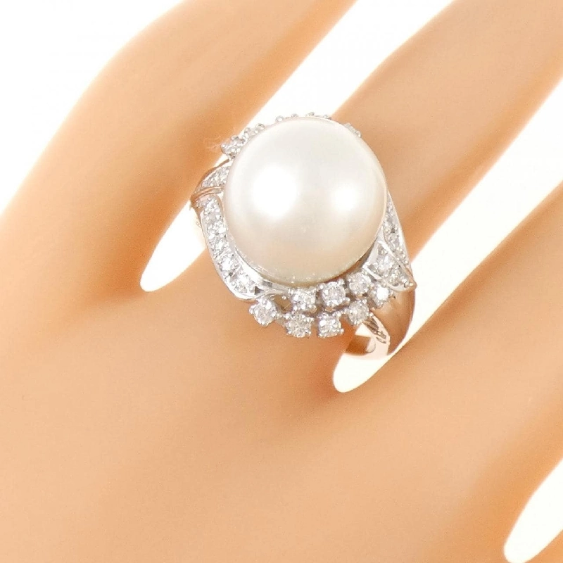 Nhẫn ngọc trai trắng PT900 11.9mm - Hàng hiệu Authentic 851235