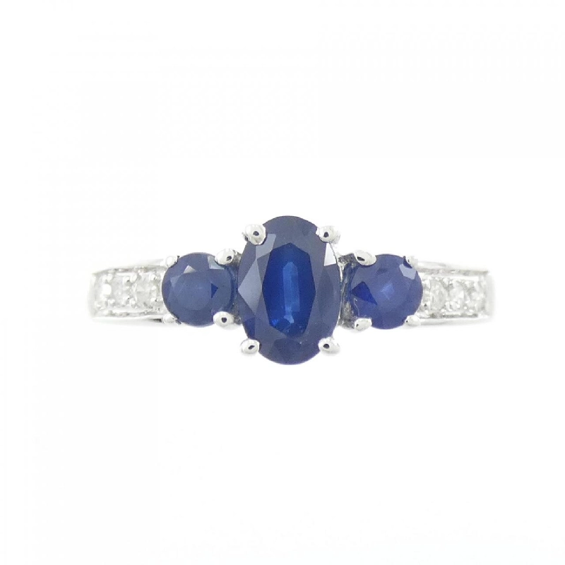 Nhẫn Sapphire K14WG 671749