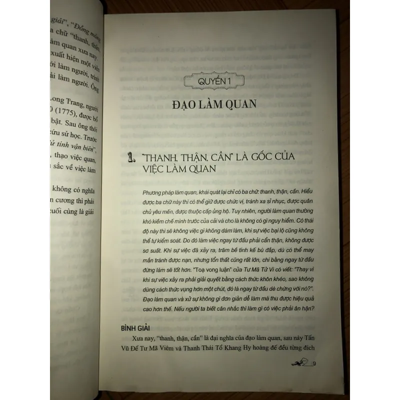 Trí tuệ về đạo làm quan 731877