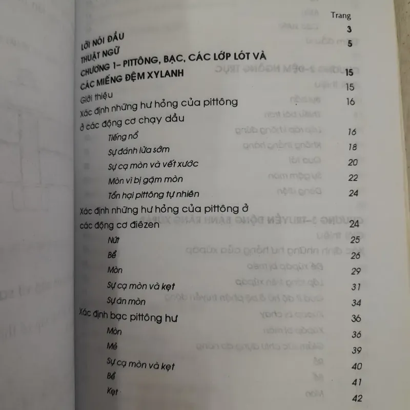 Xác định các hư hỏng phụ tùng.  589311