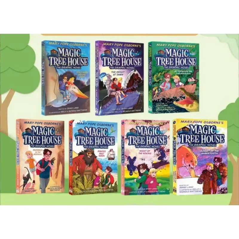 Magic tree house bản màu (Sách nhập) - bộ 7 quyển 759609