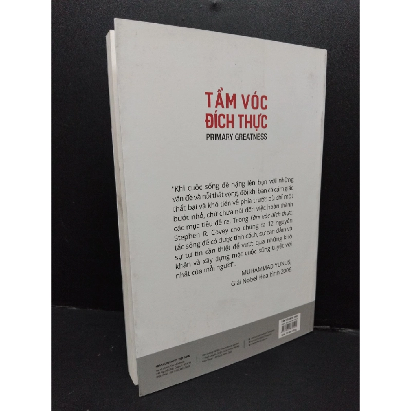 Tầm vóc đích thực Stephen R. Covey mới 90% bẩn nhẹ 2018 HCM.ASB1809 277460