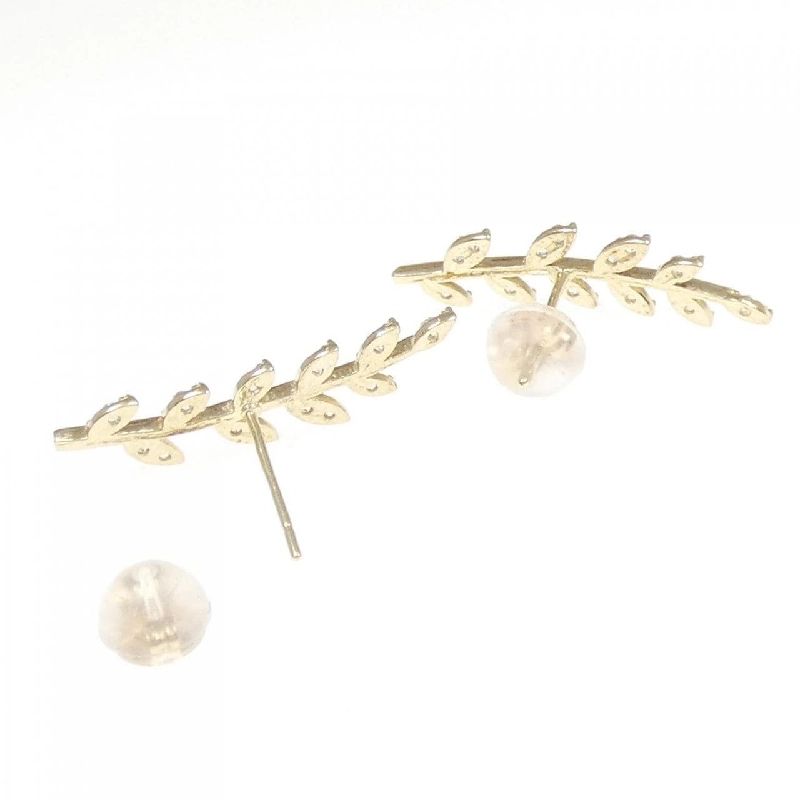 K10YG Lá Cây Bông Tai Hình Khối - Hàng hiệu Chính Hãng 869963