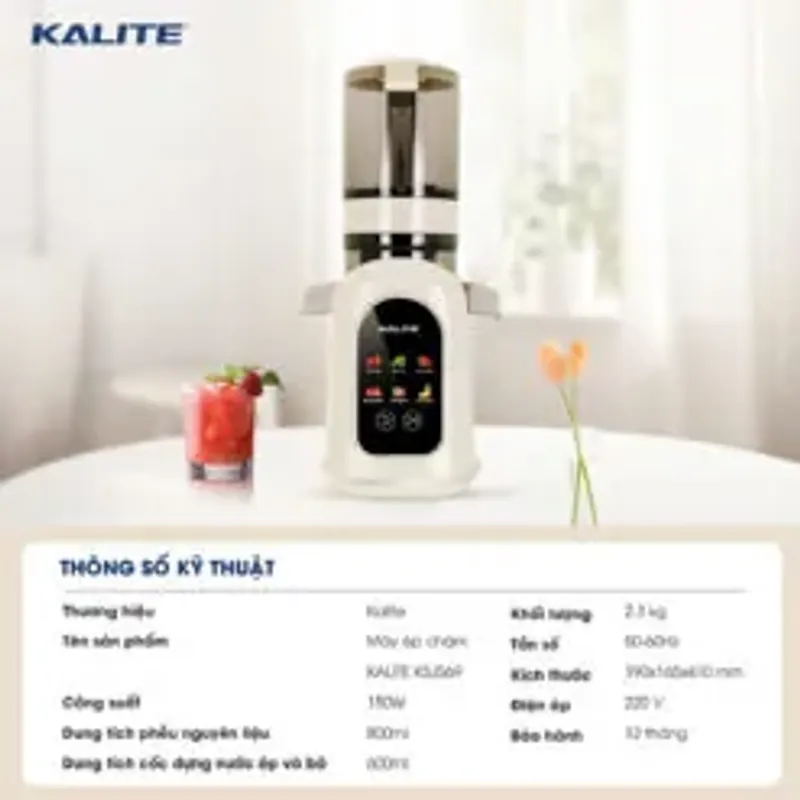 Kalite KSJ569 – Máy ép chậm kiệt bã 99% thế hệ mới 714883