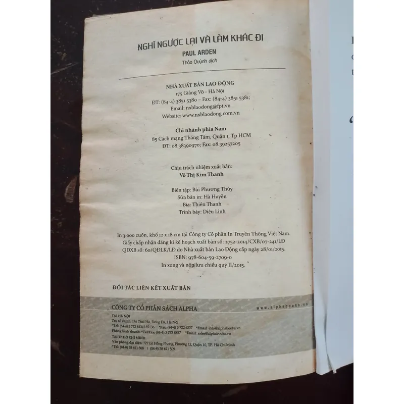 Nghĩ ngược lại và làm khác đi 720087