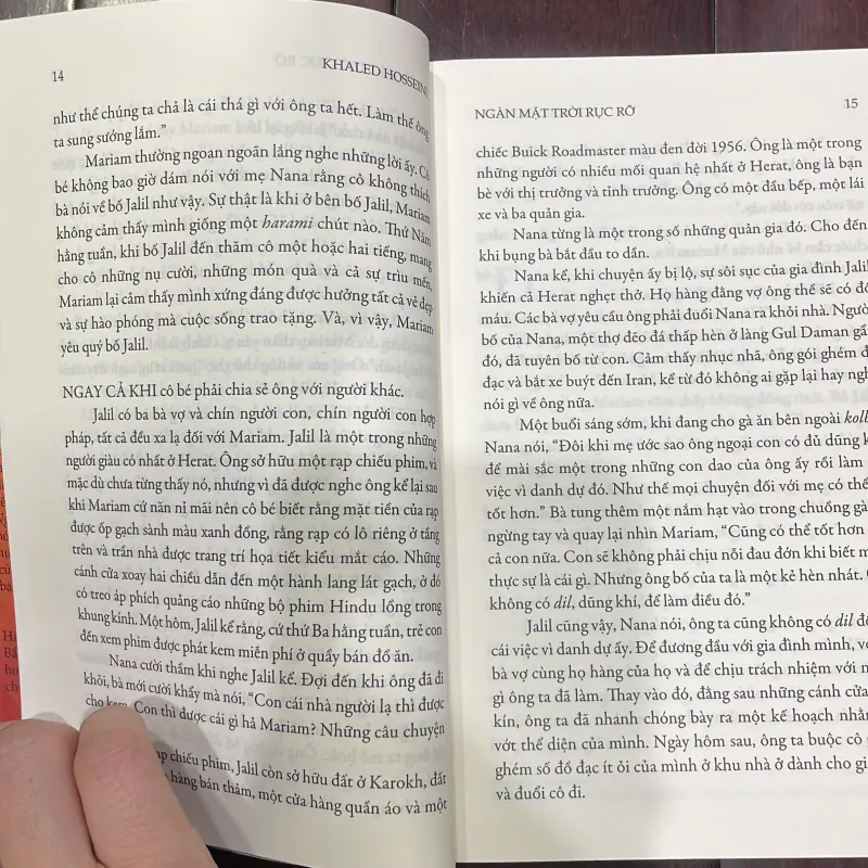 Văn học hiện đại - NGÀN MẶT TRỜI RỰC RỠ - Khaled Hosseini -  1038547