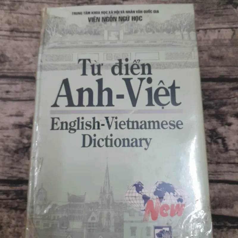 Viện Ngôn ngữ học- Từ điển Anh Việt. Bìa cứng. Bản năm 1999 754755