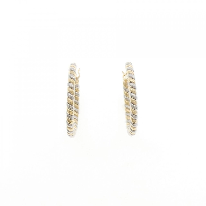 K18YG/PT900 Bông tai - Hàng hiệu Authentic 870808