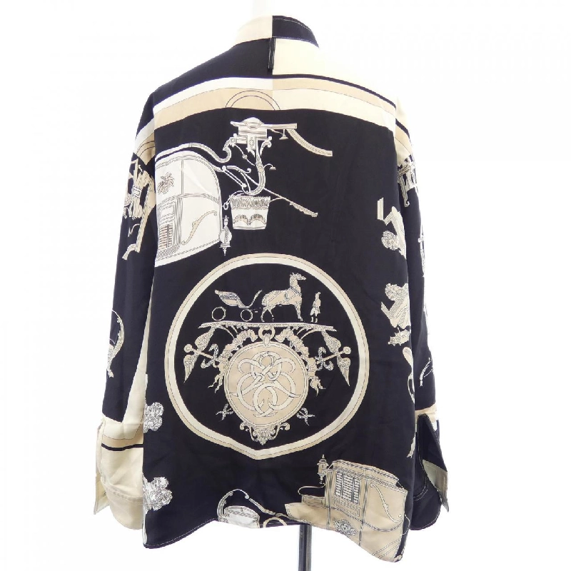 Áo sơ mi HERMES EX-LIBRIS 3E0607D7 Twill Reine 631517