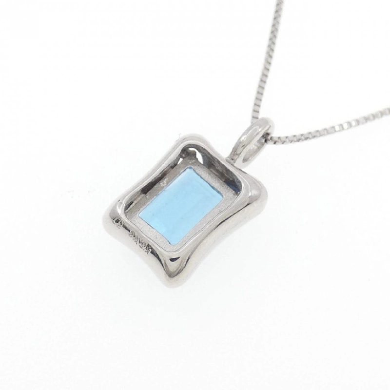 K18WG Blue Topaz Necklace - Hàng hiệu Authentic 862826