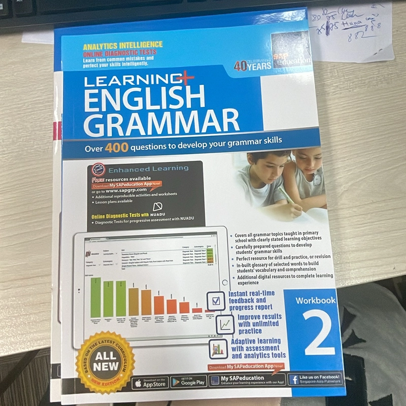 Learning English Vocabulary và Learning Enghlish Grammar - mới (dành cho HS tiểu học) 273607