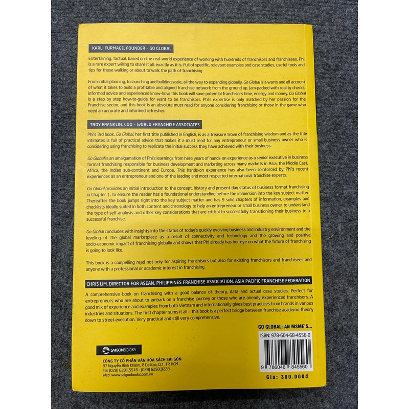 Go Global: An MSME's Guide to Global Franchising - Nguyễn Phi Vân 2018( c47) 387647