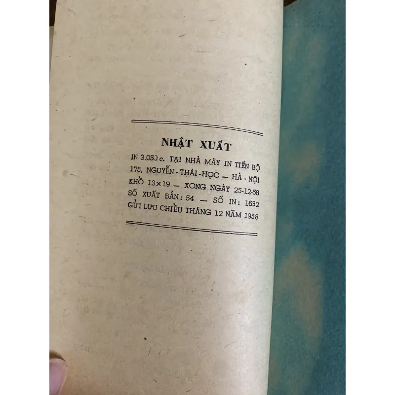 Nhật Xuất (Mặt trời mọc)- Tào Ngu, Đặng Thái Mai dịch  1025460