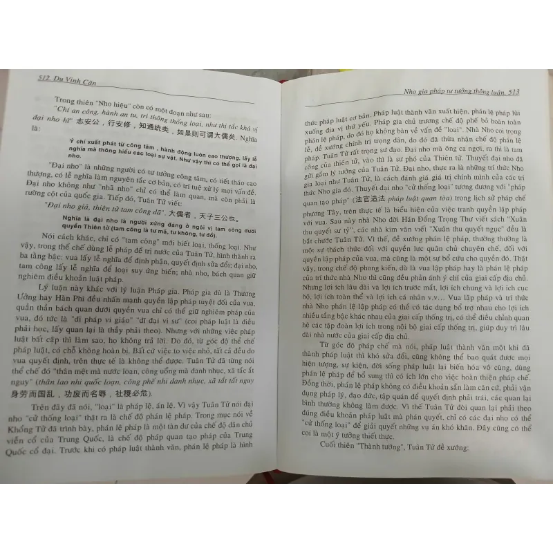NHO GIA PHÁP TƯ TƯỞNG THÔNG LUẬN - DU VINH CĂN 568056