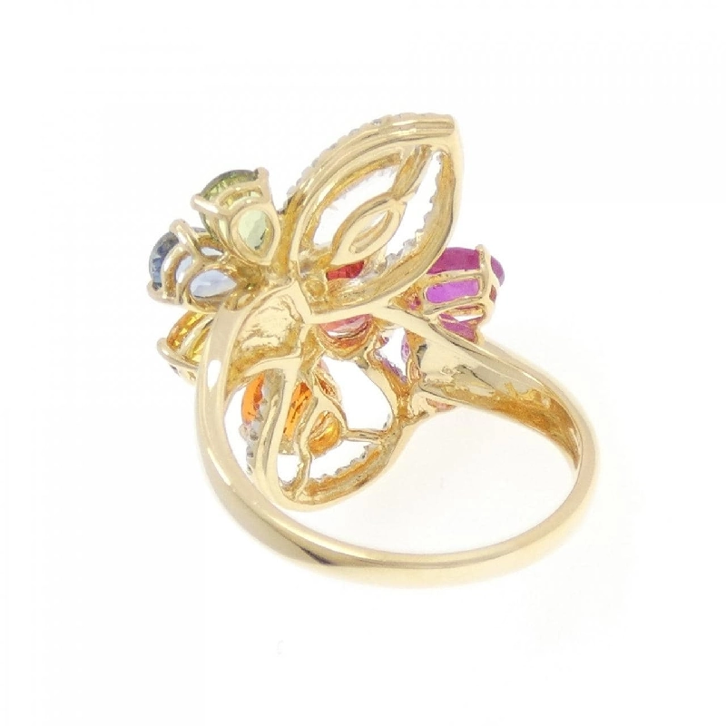 Nhẫn đá màu 750YG/750WG - Hàng hiệu Authentic 846687