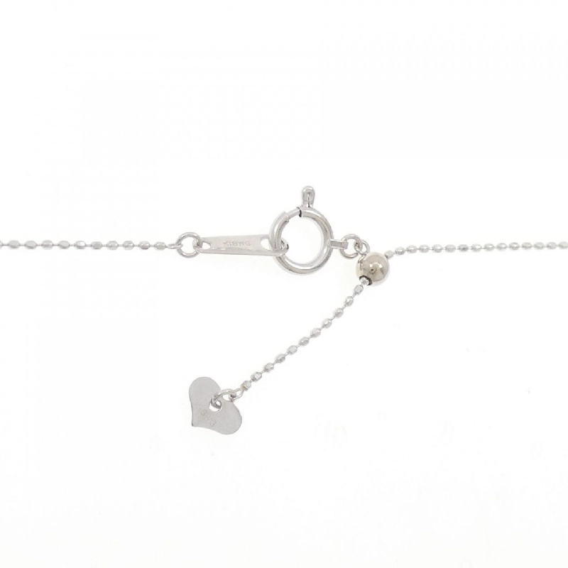 K18WG Dây chuyền hình trái tim Ruby 0.26CT - Hàng hiệu Chính hãng 857362