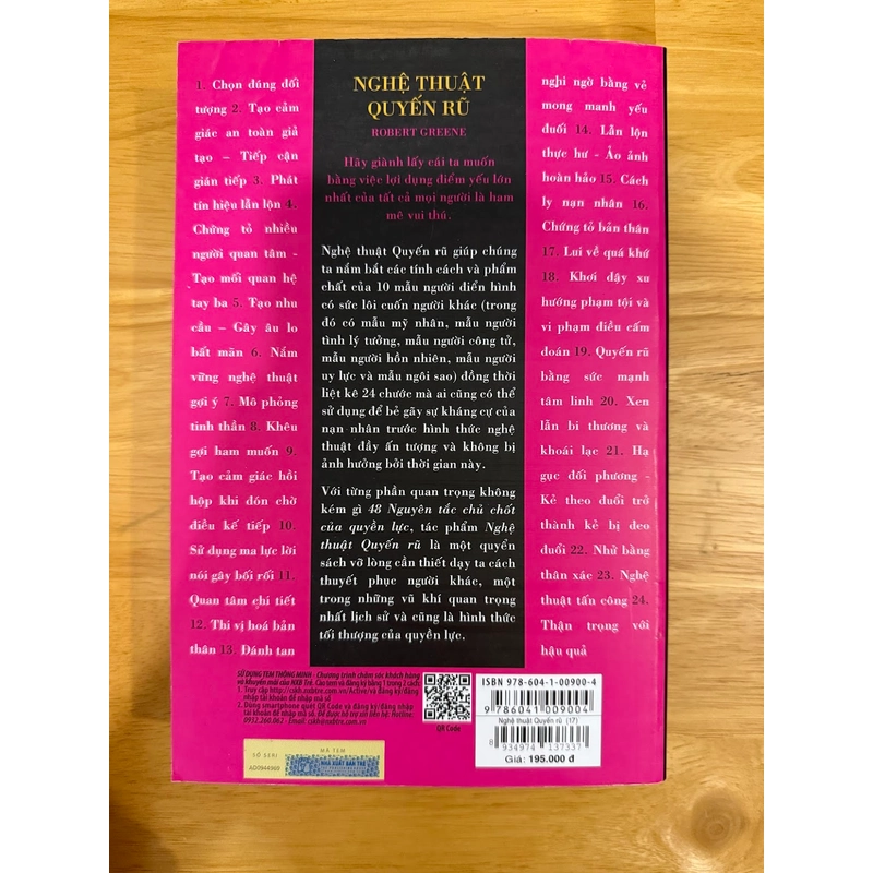 Nghệ Thuật Quyến Rũ - The Art Of Seduction - Robert Greene 550295