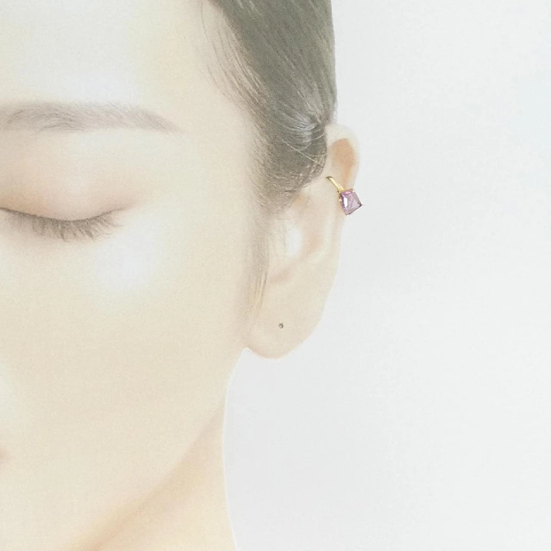 K18YG Bông tai Sapphire 0.64CT một bên - Hàng hiệu Chính hãng 874601